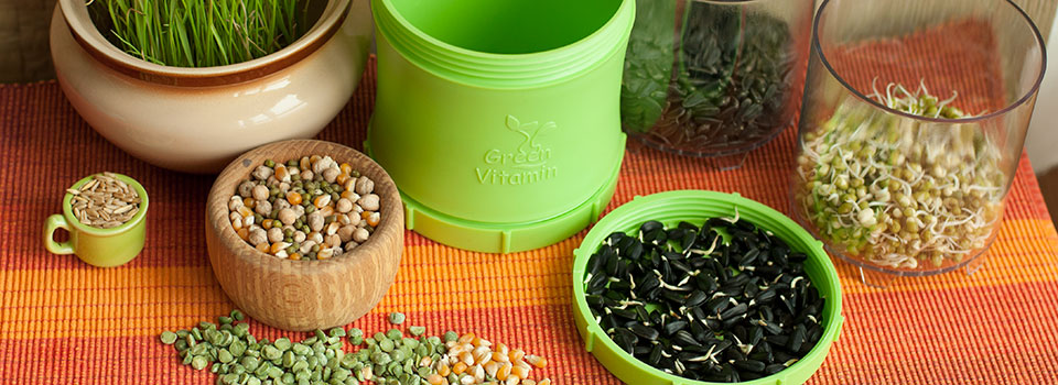 Пророщувати з Green Vitamin легко та зручно!